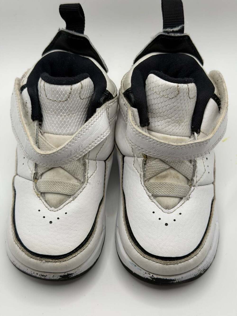 Nike Jordan 6 Rings TD Toddler White and Black Athletic Shoes (Size 6C)